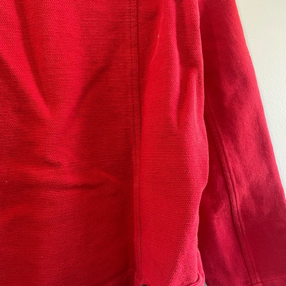 Chico's Red Button-Up Jacket - Picture 7 of 7